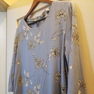 Light Blue Forever 21 Contemporary Shift Dress